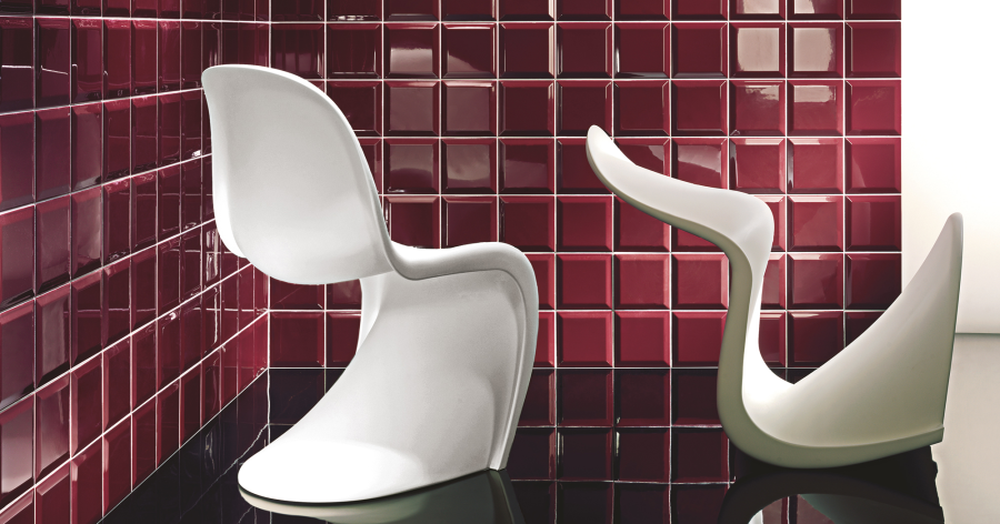 Etruria Керамическая плитка VICTORIA 15X15 Diamantato Burgundy - изображение 4