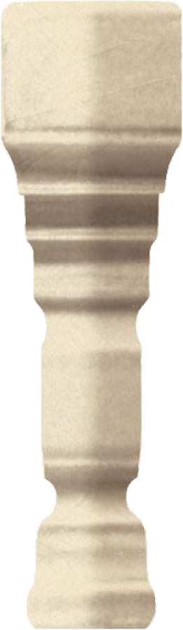 CERAMICHE GRAZIA Угловой элемент EPOQUE ANGOLO TERMINALE DECO 12X2 IVORY CRAQUELE
