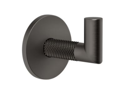 Крючок Gessi Anello настенный, цвет Black Metal Brushed PVD