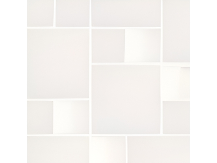 На изображении товар Micro. Керамогранит Microtiles X4 Double Mix Glaze White 25,6x35,1 от официального представителя в Москве