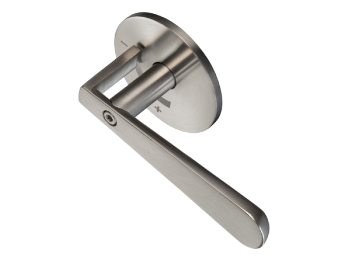 На изображении товар Вентиль запорный Cea Design Lutezia, настенный, для холодной воды, внешняя часть, цвет сатинированная сталь от официального представителя в Москве