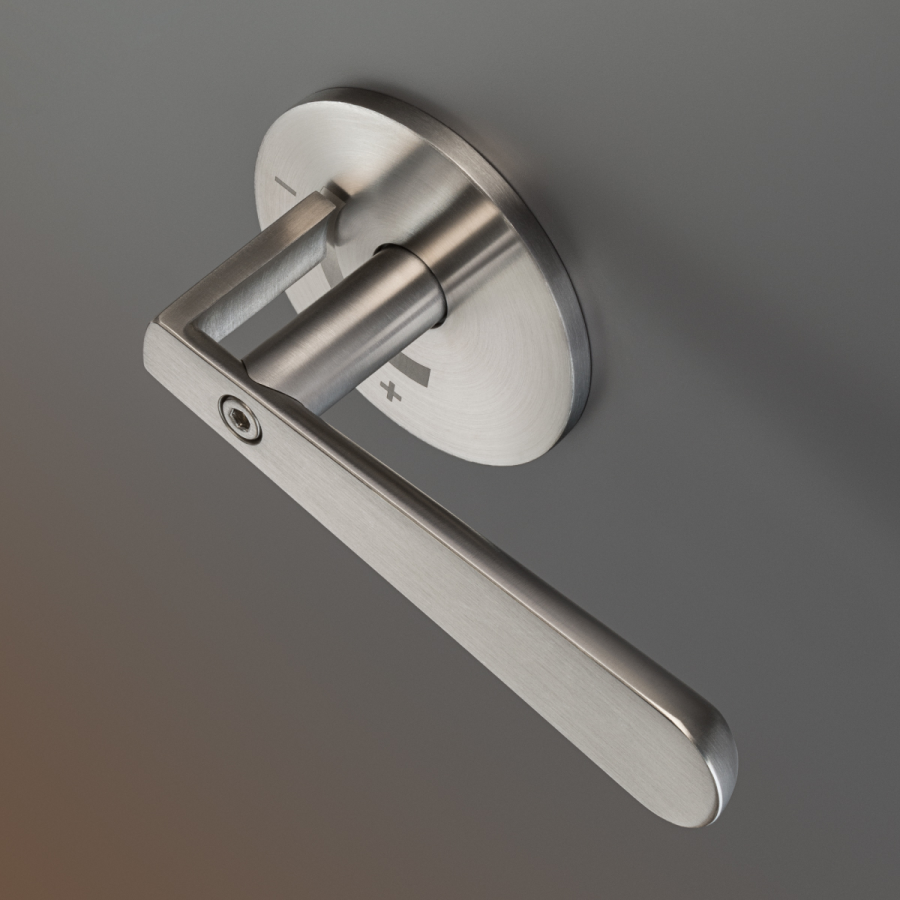 Вентиль запорный Cea Design Lutezia, настенный, для холодной воды, внешняя часть, цвет сатинированная сталь - изображение 1