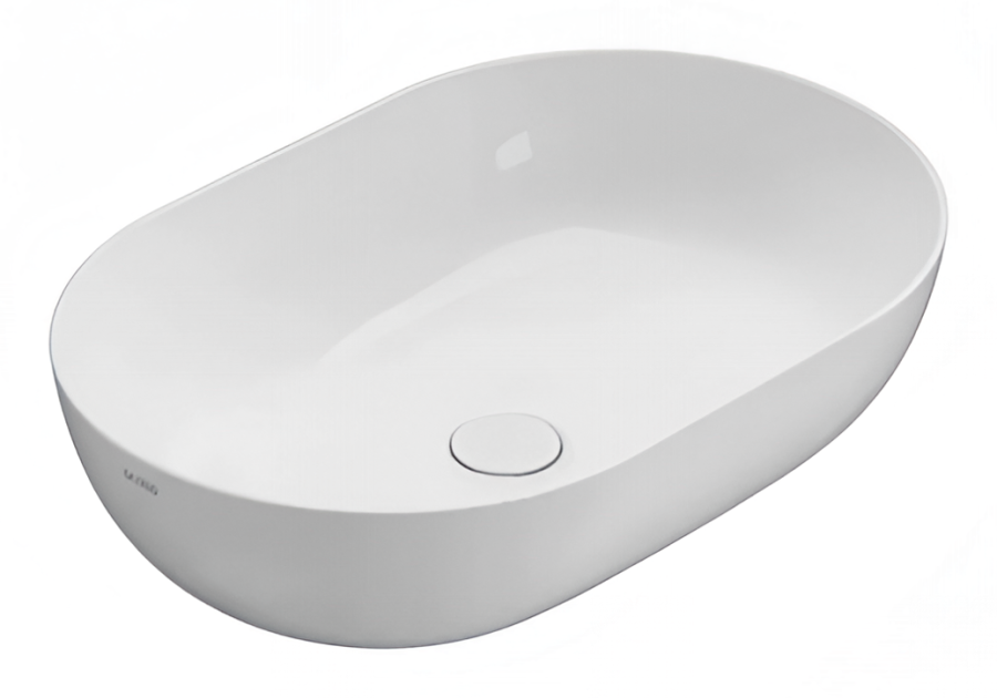 Раковина накладная Globo T-Edge 60x41x16 см, без перелива, цвет белый