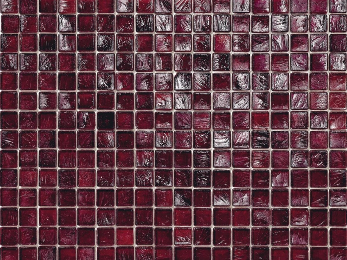 На изображении товар Sicis Стеклянная мозаика Waterglass Blackberry 23 chips size 15х15 mm sheet size 295x295 mm от официального представителя в Москве