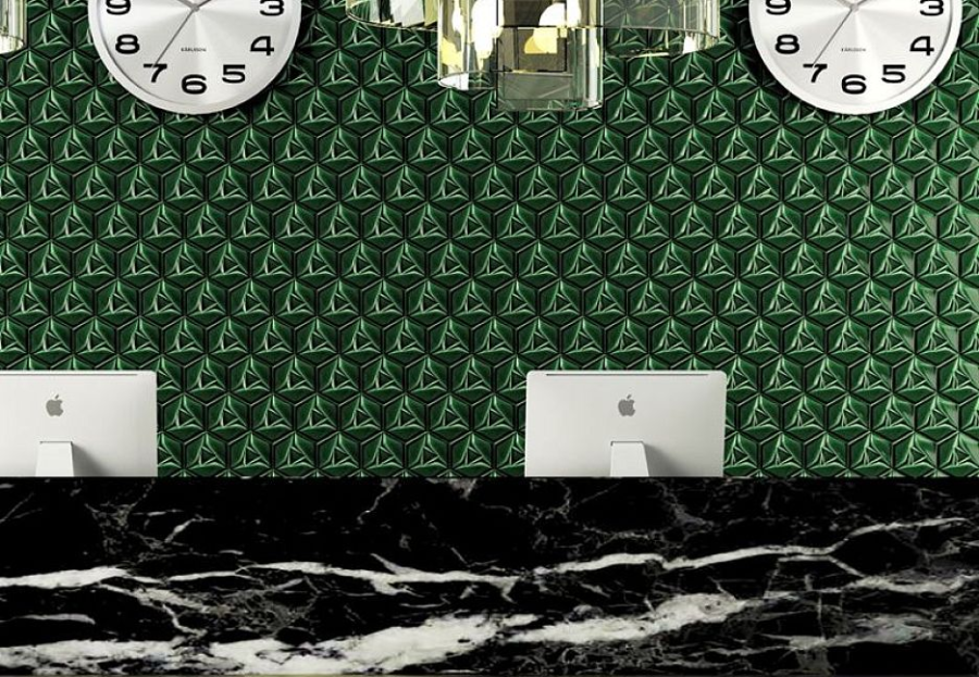 Etruria Керамическая плитка CONCETTO SPAZIALE 16X18.5 Esagono Moss Green - изображение 3