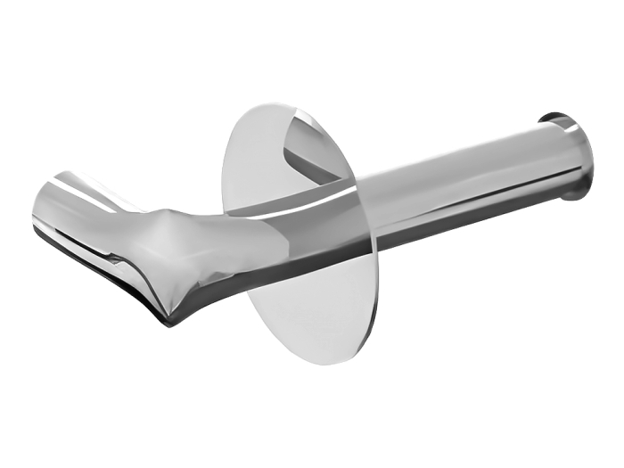 На изображении товар Бумагодержатель Flaminia Fold, без крышки, цвет хром от официального представителя в Москве