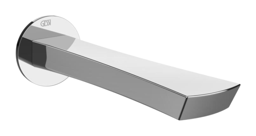 Излив для ванны Gessi Ventaglio, настенный, L-229 мм, цвет хром