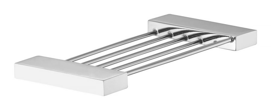 Мыльница Carlo Frattini Quadra в душевую кабину, цвет хром