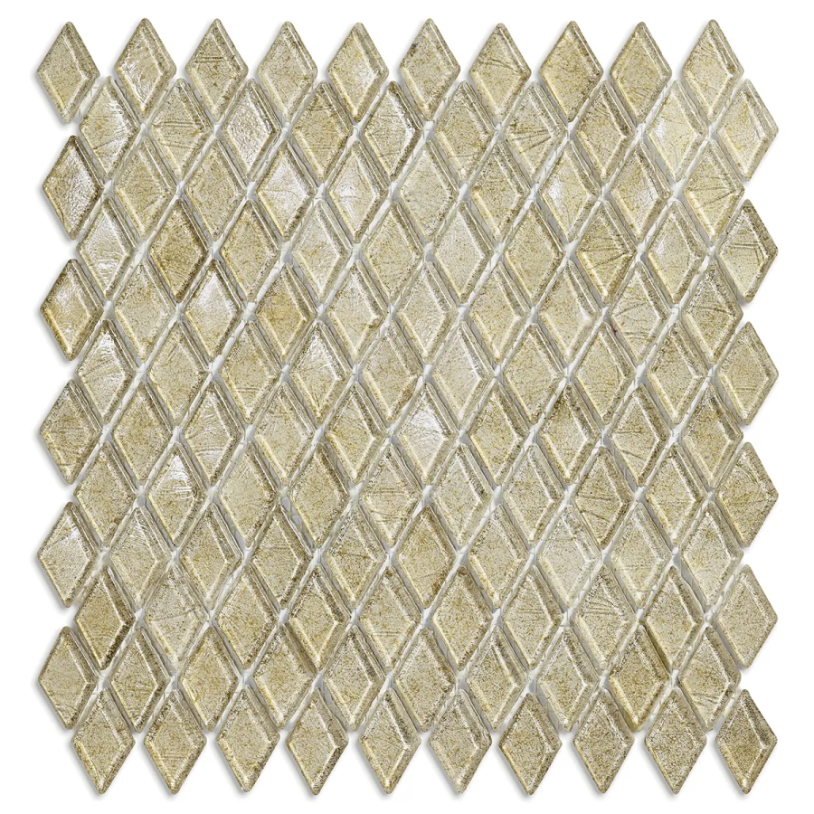 Sicis Стеклянная мозаика Diamond ITEM H1 Jubilee chips size 23х40 mm sheet size 229x272 mm