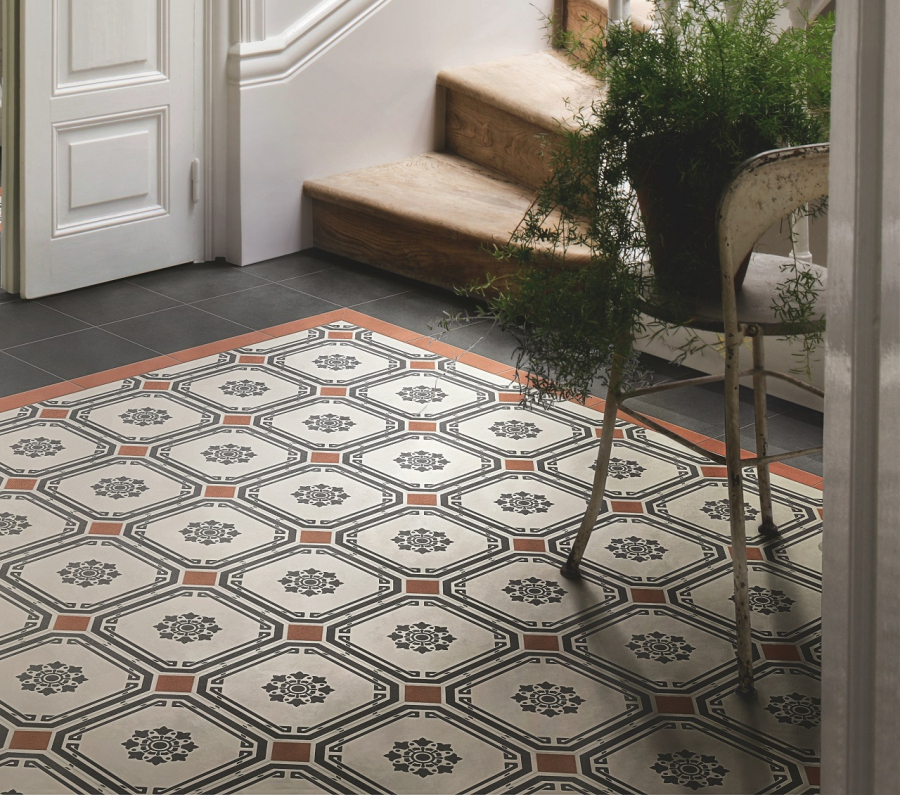 CERAMICHE GRAZIA Керамогранит OLD ENGLAND OTTAGONO DECORO ED 20X20 CHESTER - изображение 1