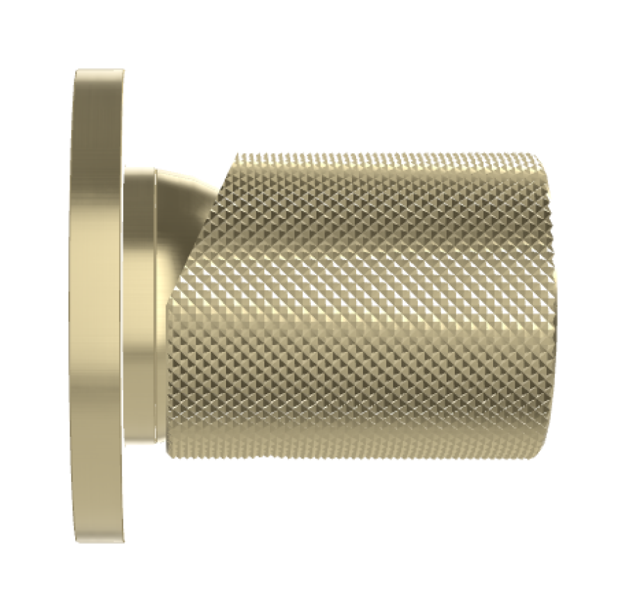 Смеситель для душа Carlo Frattini Spillo Tech, ручка G Collection, Ø70 мм, внешняя часть, цвет брашированная шампань - изображение 2