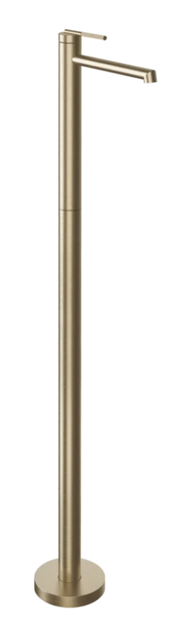 Смеситель Gessi Ingranaggio, встраиваемый, напольный, без донного клапана, внешняя часть, цвет Warm Bronze Brushed PVD