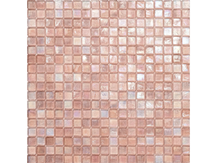 На изображении товар Sicis Стеклянная мозаика Glimmer Watermelon chips size 15x15 mm sheet size 295x295 mm от официального представителя в Москве