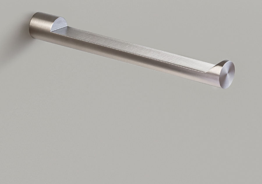 Бумагодержатель CeaDesign Opus, настенный, l-150хØ18 мм, сталь, цвет сатинированная нержавеющая сталь - изображение 2