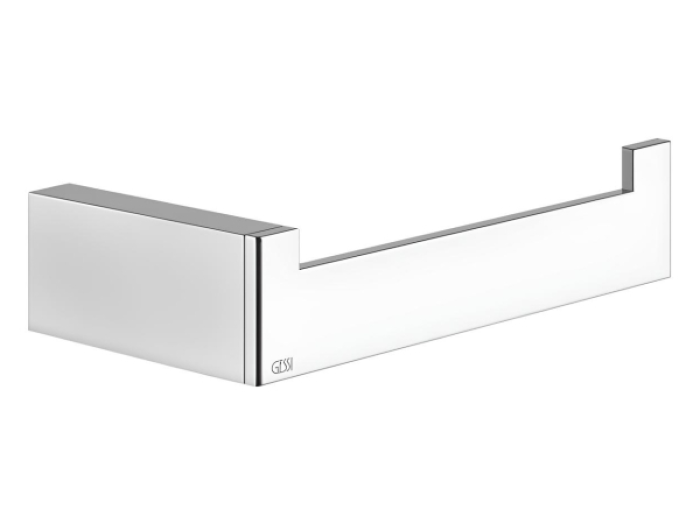 На изображении товар Бумагодержатель Gessi Rettangolo, настенный, вертикальная/горизонтальная установка, ширина 155 мм, цвет хром от официального представителя в Москве