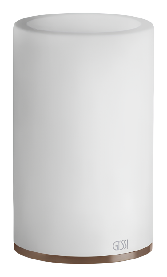 Стакан Gessi 316, настольный, ⌀75 мм, цвет Copper Brushed PVD