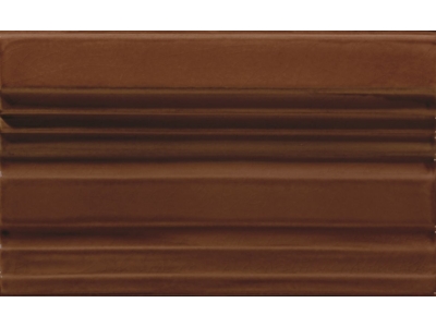 CERAMICHE GRAZIA Бордюр EPOQUE TERMINALE PITTI 12X20 CARAMEL CRAQUELE