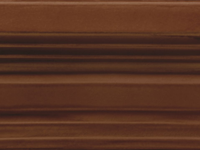 На изображении товар CERAMICHE GRAZIA Бордюр EPOQUE TERMINALE PITTI 12X20 CARAMEL CRAQUELE от официального представителя в Москве