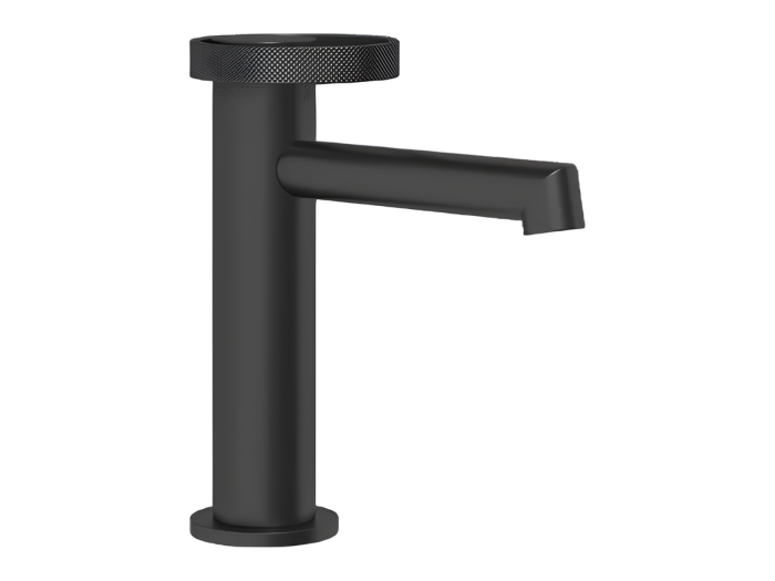 На изображении товар Смеситель для раковины Gessi Anello, 70х162мм, однорычажный, цвет Matte Black от официального представителя в Москве