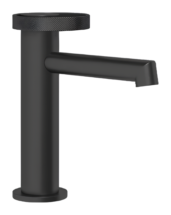 Смеситель для раковины Gessi Anello, 70х162мм, однорычажный, цвет Matte Black