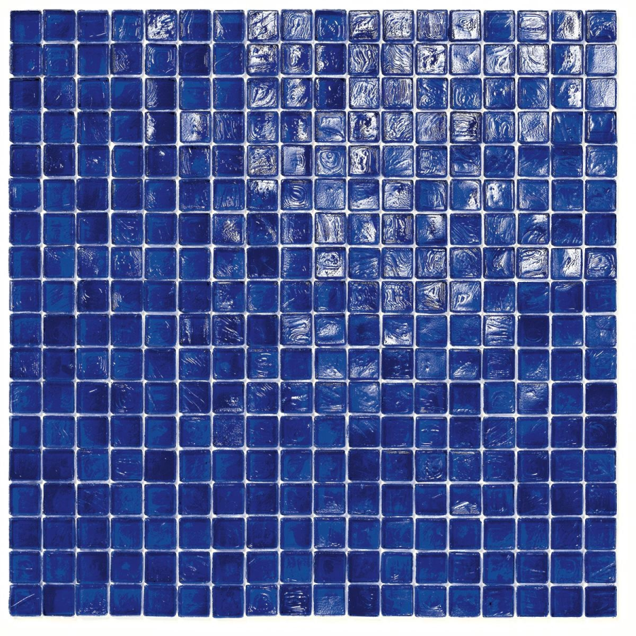 Sicis Стеклянная мозаика Waterglass Bluestreak 19 chips size 10х10 mm sheet size 295x295 mm
