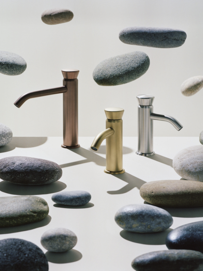 Смеситель для раковины Zucchetti Sablier, однорычажный, с аэратором, цвет сатинированная сталь - изображение 3