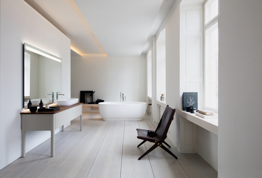 Смеситель для раковины Duravit C.1 высокий, однорычажный, h- 322 мм, цвет хром - изображение 7