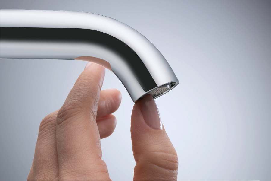 Смеситель для раковины Duravit C.1 высокий, однорычажный, h- 322 мм, цвет хром - изображение 4