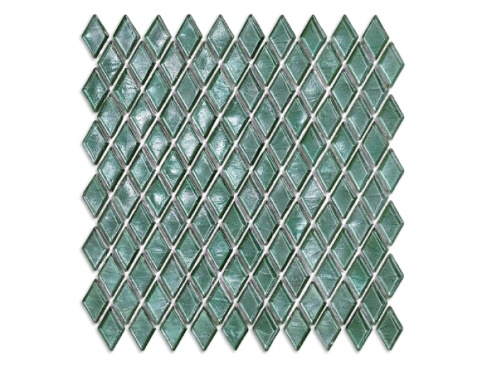 На изображении товар Sicis Стеклянная мозаика Diamond ITEM 02 Guaniamo chips size 23х40 mm sheet size 259x266 mm от официального представителя в Москве