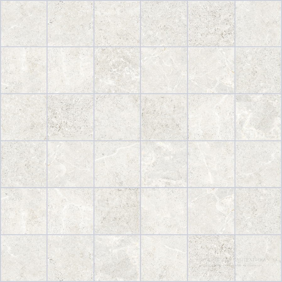 La Fabbrica Ava Керамогранит Noble Stone 30X30 Mosaico White Nat Ret