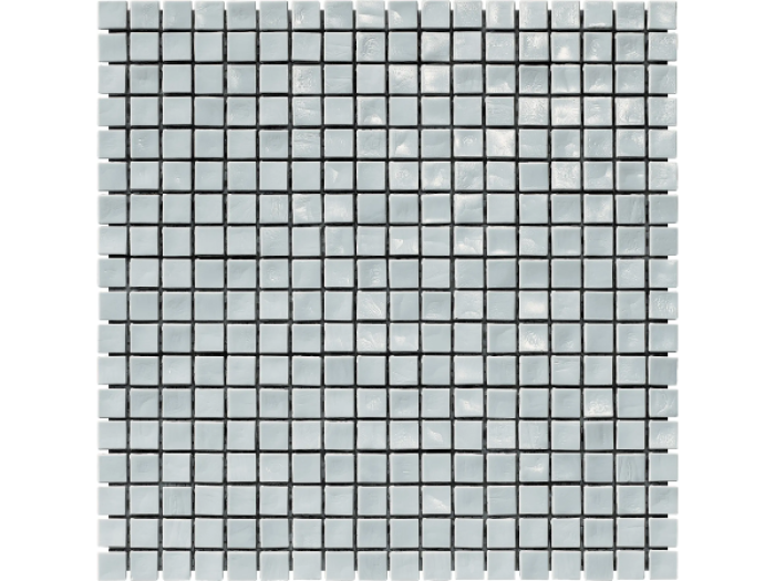 На изображении товар Sicis Стеклянная мозаика Murano Smalto Titanium 0 chips size 10x10 mm sheet-size 295x295 mm от официального представителя в Москве