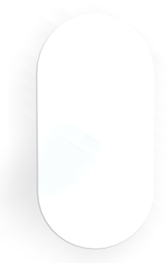 Смеситель для душа Carlo Frattini SO, настенный, без ручек, Н-200 мм, внешняя часть, цвет белый матовый - изображение 1