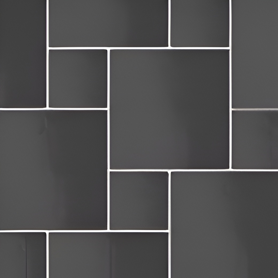 Micro. Керамогранит Microtiles X4 Oddfellow Glaze Black 25,1x40,2