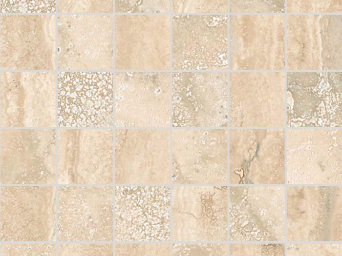 На изображении товар Santagostino Керамогранит Via Appia Mosaico Beige, 30x30 от официального представителя в Москве