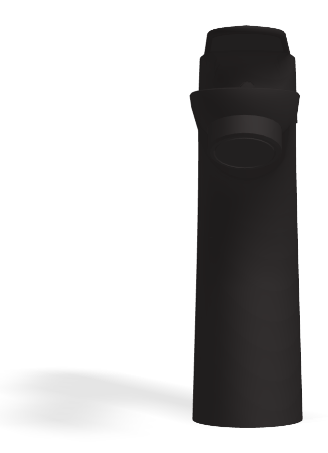 Смеситель для раковины Carlo Frattini Serie 22, c донным клапаном Click-Clack, 2 гибкими шлангами, излив L-173 мм, цвет черный матовый - изображение 1