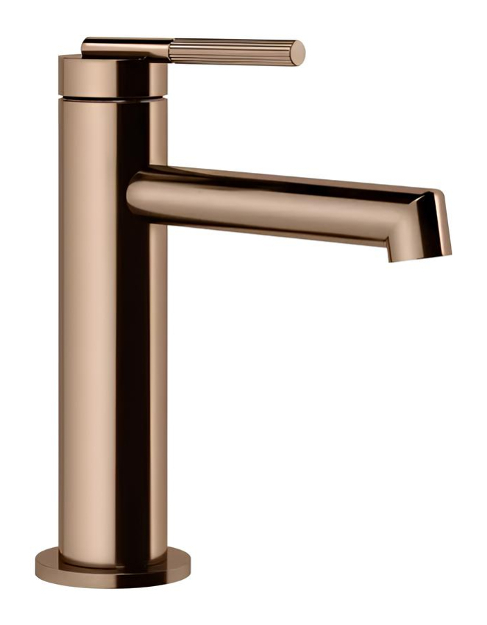 Смеситель для раковины Gessi Ingranaggio, без донного клапана, цвет Copper PVD