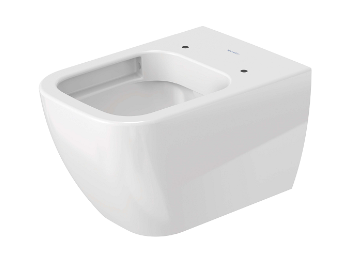 На изображении товар Унитаз Duravit Happy D.2 Rimless подвесной, 365x540 мм, цвет белый от официального представителя в Москве
