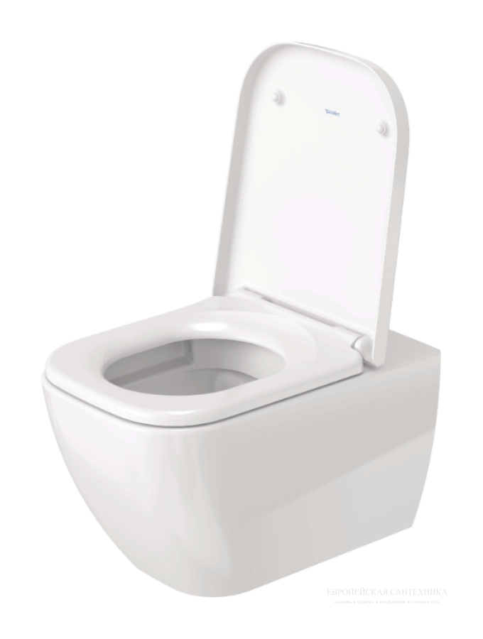 Унитаз Duravit Happy D.2 Rimless подвесной, 365x540 мм, цвет белый - изображение 3