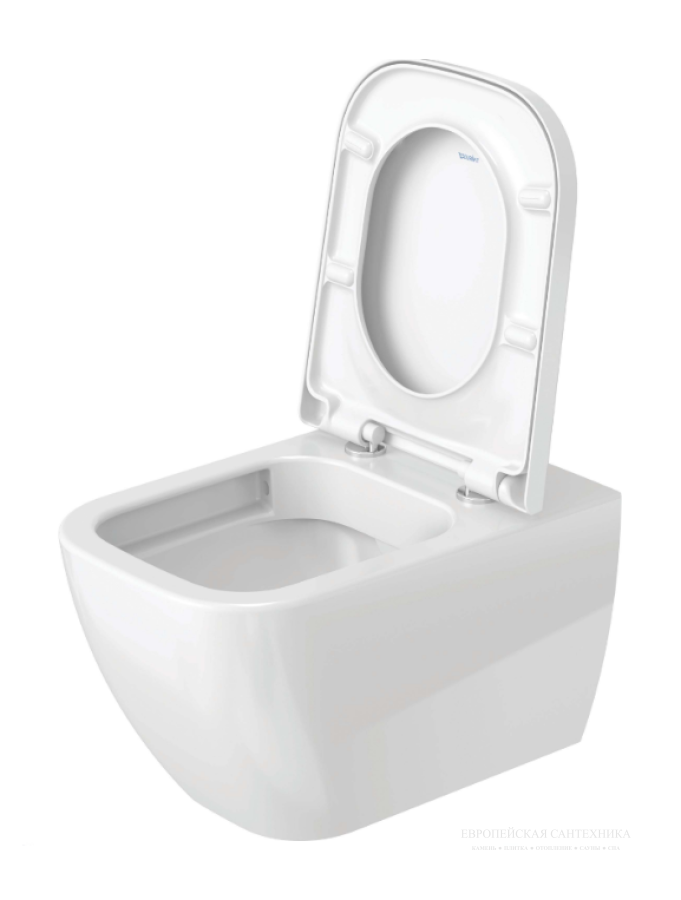 Унитаз Duravit Happy D.2 Rimless подвесной, 365x540 мм, цвет белый - изображение 2