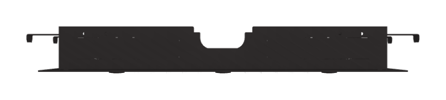 Верхний душ Carlo Frattini Harmonia, потолочный, с защитой от известкового налёта, ливневой струёй и 6 форсунками для мелкого распыления воды, 500x500 мм, цвет чёрный матовый - изображение 2