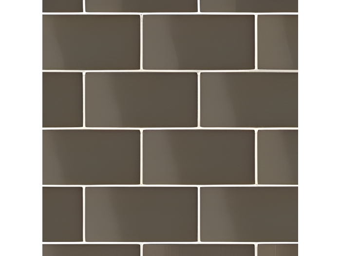 На изображении товар Micro. Керамогранит Microtiles Subway Glaze Coffee 30,1X30,1 от официального представителя в Москве
