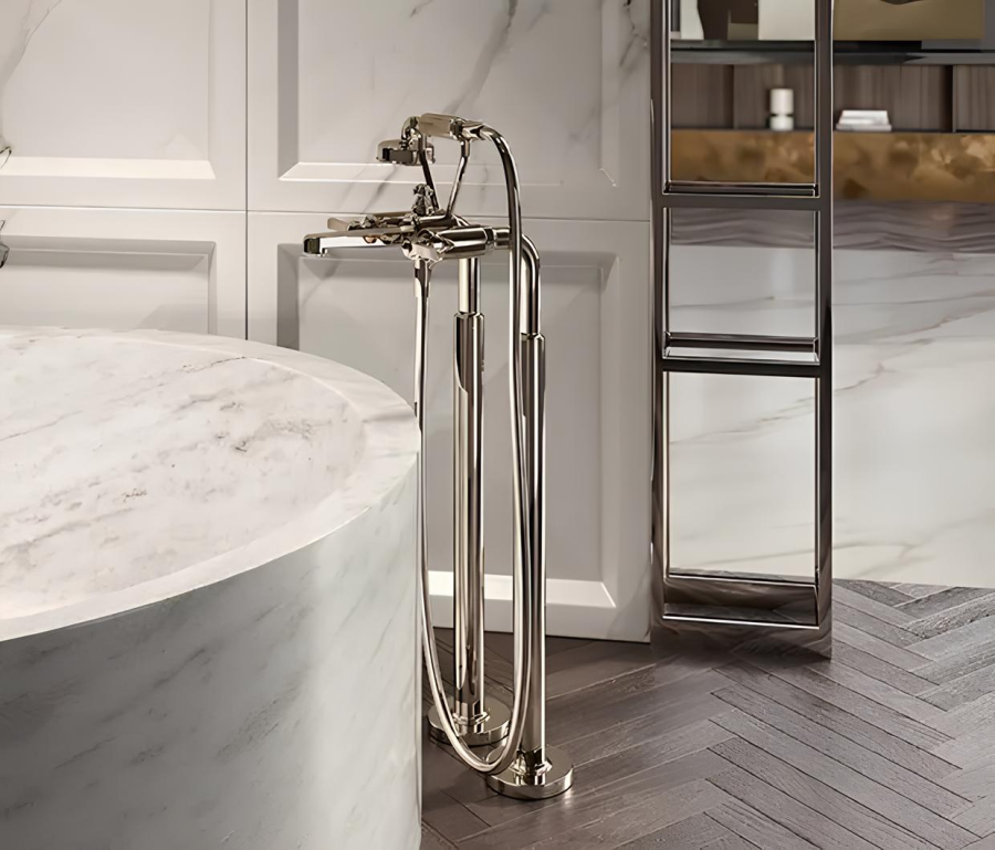 Шланг Gessi Technical Accessories, Сromalux с коническим соединением, цвет Finox Brushed Nickel - изображение 1