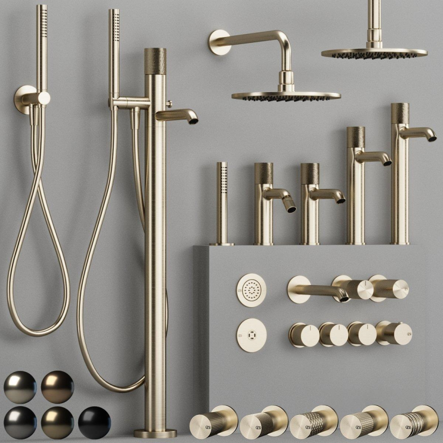 Шланг Gessi Technical Accessories, Сromalux с коническим соединением, цвет Finox Brushed Nickel - изображение 2