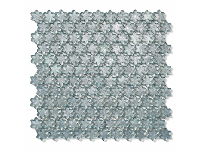 На изображении товар Sicis Смальтовая мозаика Petites Fleurs F20 Ortensia sheet-size 316x293 mm от официального представителя в Москве