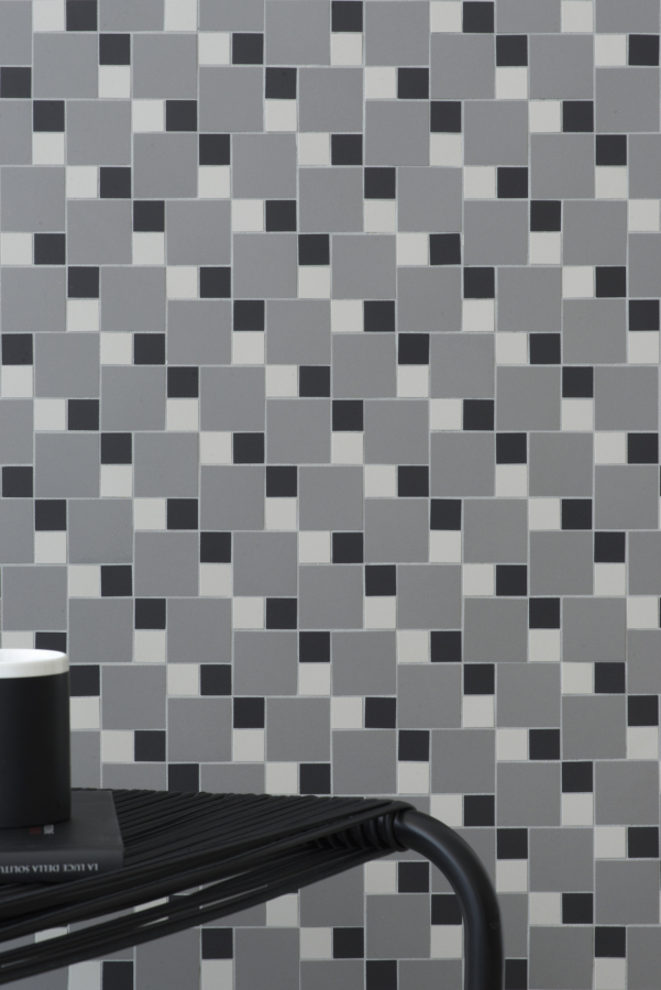 Micro. Керамогранит Microtiles Square Black 5x5 - изображение 3