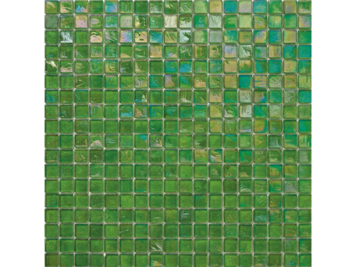 На изображении товар Sicis Стеклянная мозаика Glimmer Pear chips size 15x15 mm sheet size 295x295 mm от официального представителя в Москве