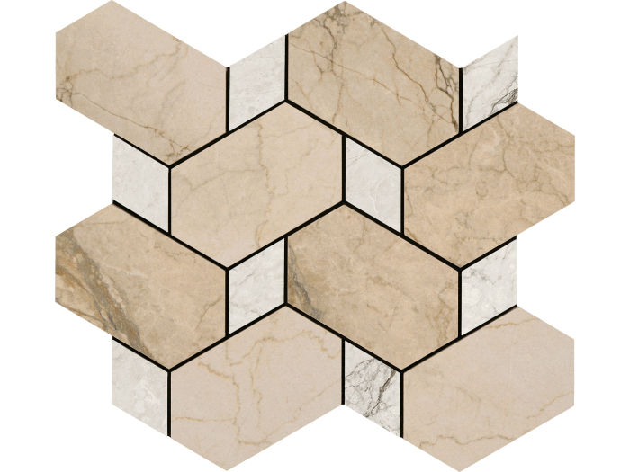 На изображении товар La Fabbrica Ava Керамогранит Bolgheri Stone Tex Beige nat\ret 30x26 от официального представителя в Москве