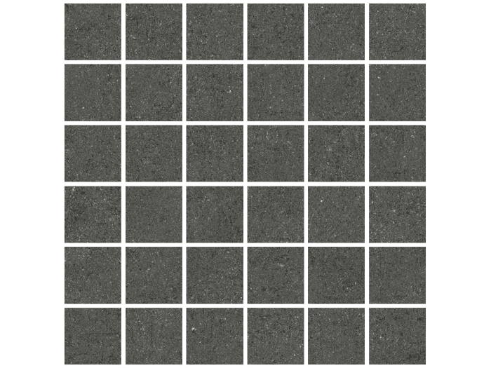 На изображении товар Living Ceramics Керамогранит Cuit Charcoal Mosaic 55 Anti-slip 29,8x29,8 от официального представителя в Москве