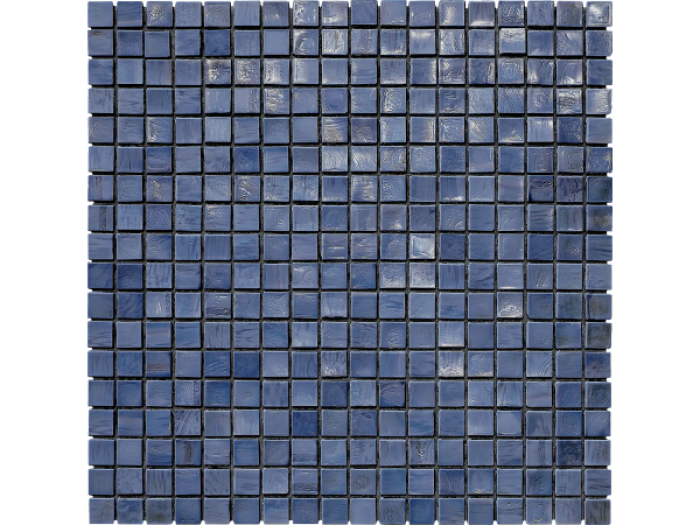На изображении товар Sicis Стеклянная мозаика Murano Smalto Indaco chips size 10x10 mm sheet-size 295x295 mm от официального представителя в Москве