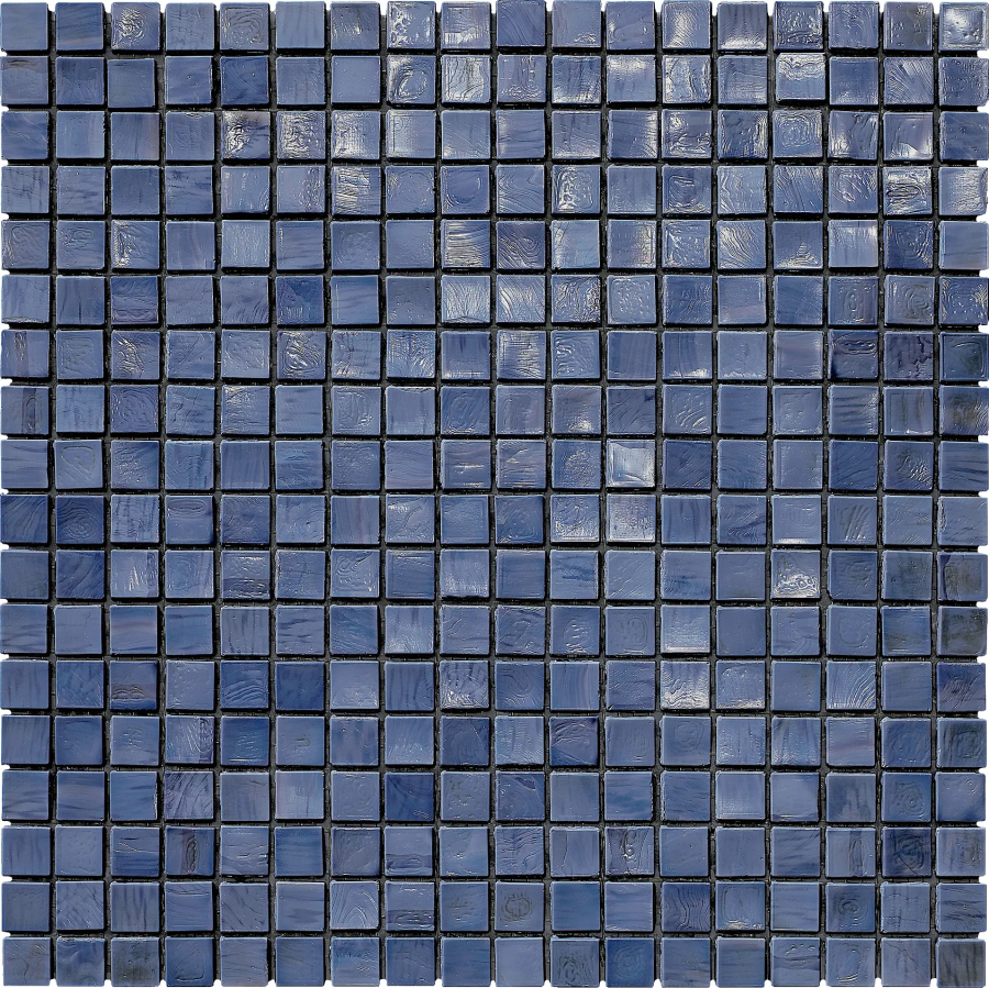 Sicis Стеклянная мозаика Murano Smalto Indaco chips size 10x10 mm sheet-size 295x295 mm